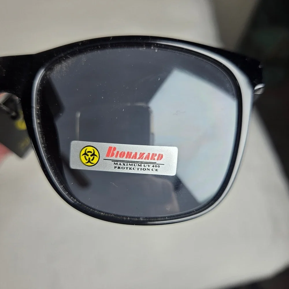 Raze Eyewear Polarized Sunglasses Matte Black Frame UV400 Biohazard Sport Mens